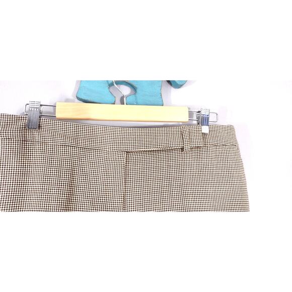 Talbots Signature Flare light brown check wool trouser pant size 10 - Picture 4 of 13